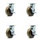 Service Caster 6 Inch High Temp Phenolic Caster Set with Roller Bearings and Brake/Swivel Lock SCC-30CS620-PHRHT-TLB-BSL-4 - alternate 1
